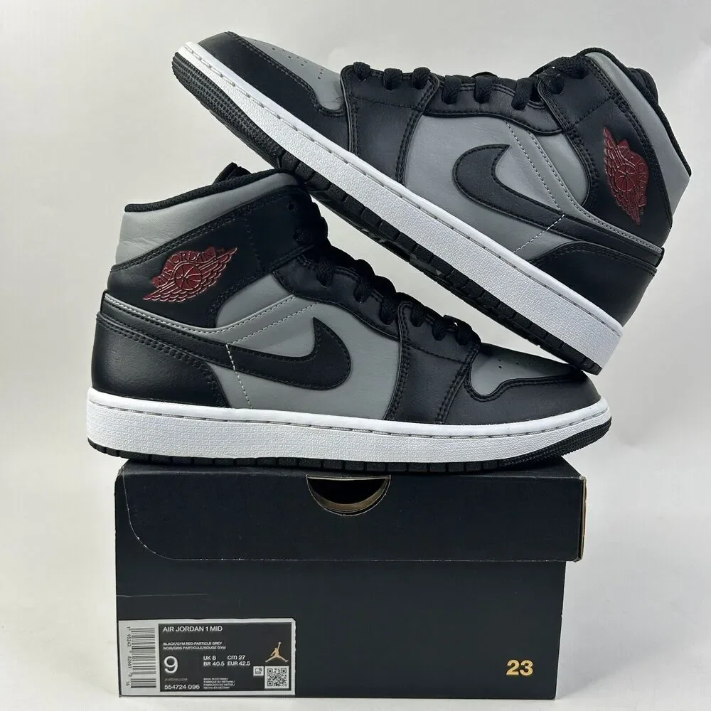 Nike Shoes Air Jordan 1 Mid Retro “Shadow/Bred” 2024